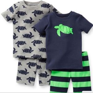 NEW Carters 18 Months 4 Pc Cotton Pajamas Set Boys